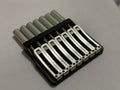 Rakhvari 7 String Hardtail Bridge Black Baseplate / Silver Hardware