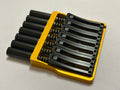 Rakhvari 7 String Hardtail Bridge - Gold Baseplate / Black Hardware