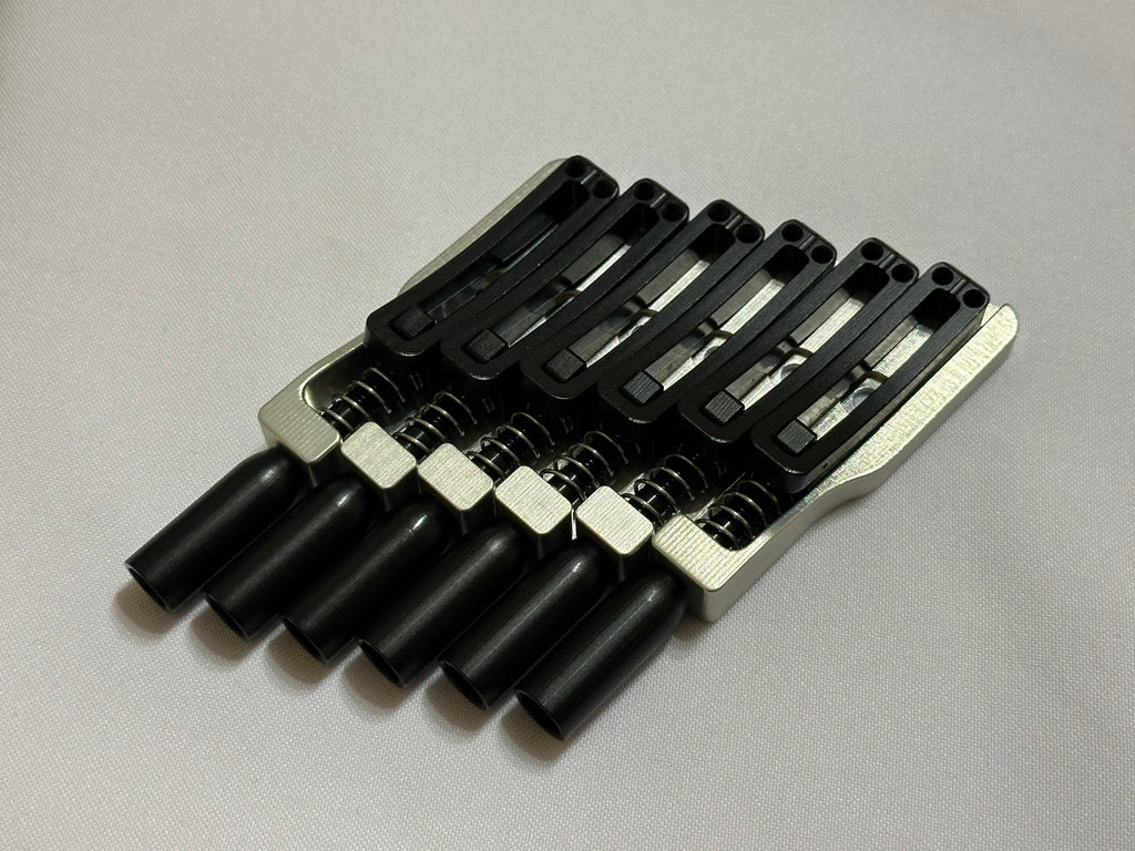 Skethra Multiscale Mono-Rail Bridge — Silver Baseplate / Black Hardware