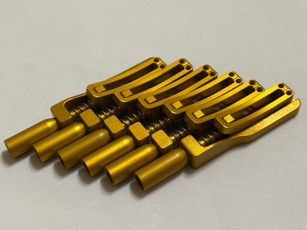 Skethra Multiscale Mono-Rail Bridge — Gold Baseplate / Gold Hardware