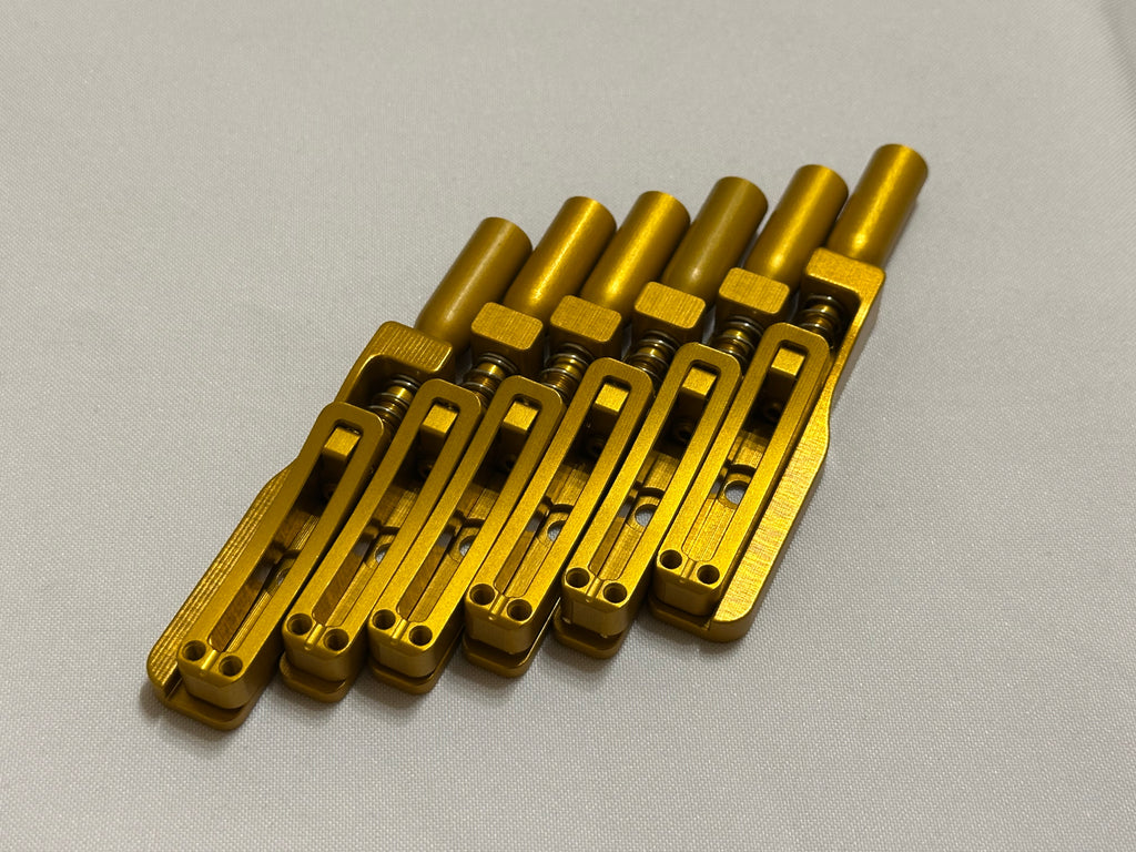 Skethra Multiscale Mono-Rail Bridge — Gold Baseplate / Gold Hardware