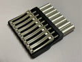 Rakhvari 8 String Hardtail Bridge - Black Baseplate / Silver Hardware