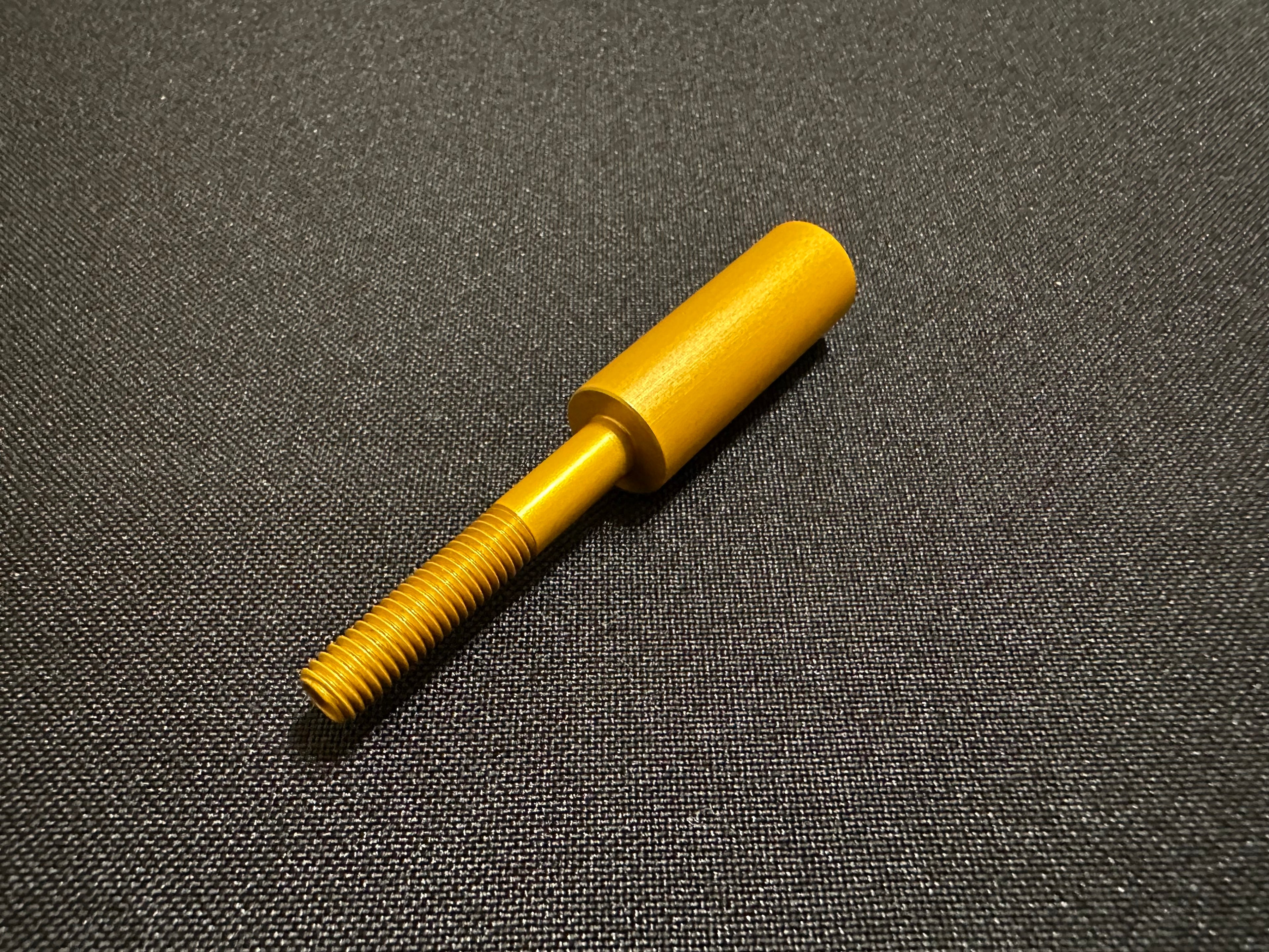 Rakhvari Bridge Intonation/Stoptail Screw - Gold