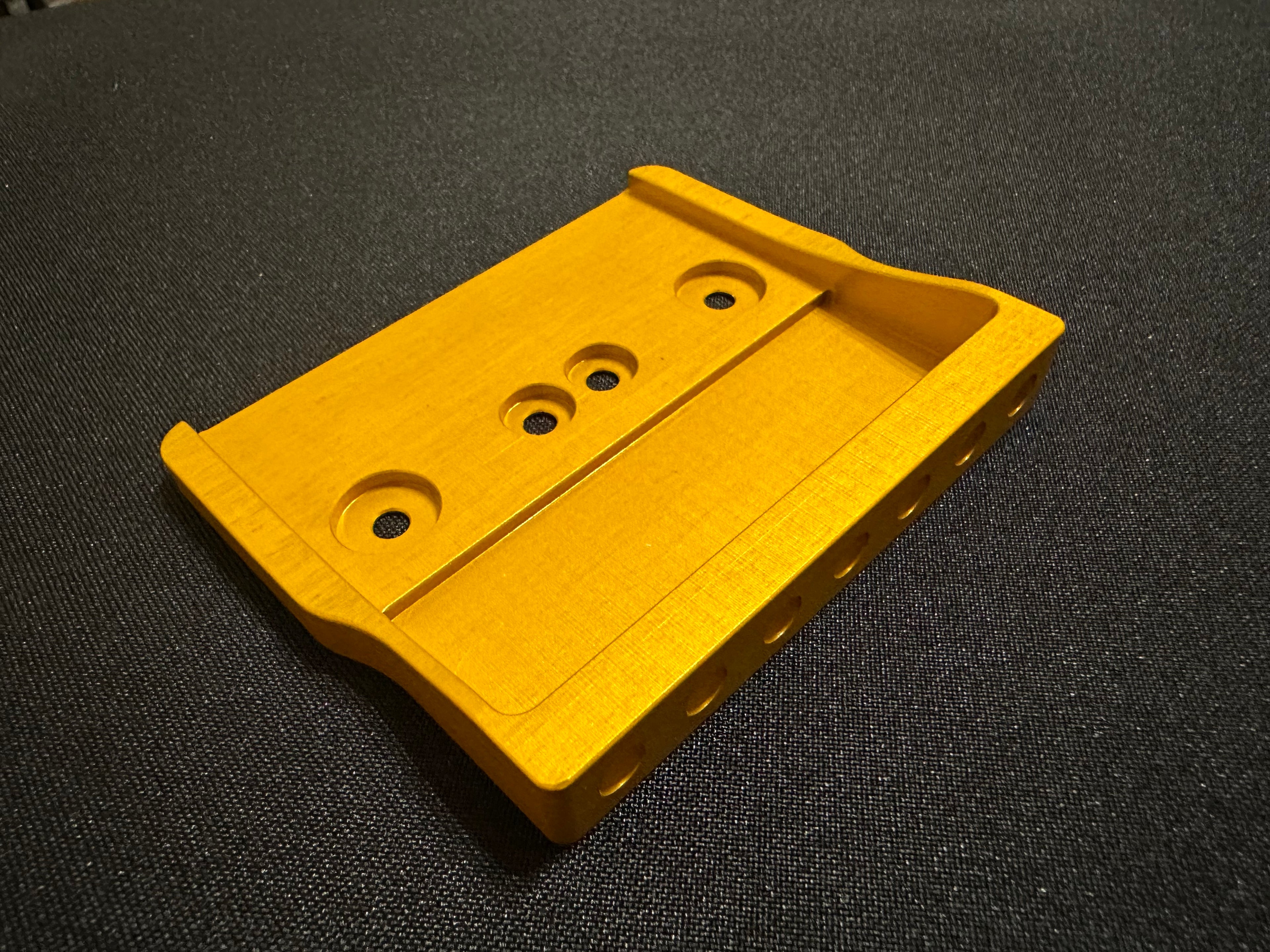 Rakhvari 7-String Hardtail Guitar Bridge Baseplate - Gold